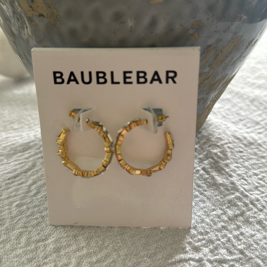 Baublebar Hoop Earrings Brand New 58
